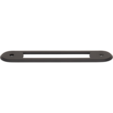 Top Knobs TK3352BLK Brockwell 3 3/4" Center to Center Pull Backplate Flat Black