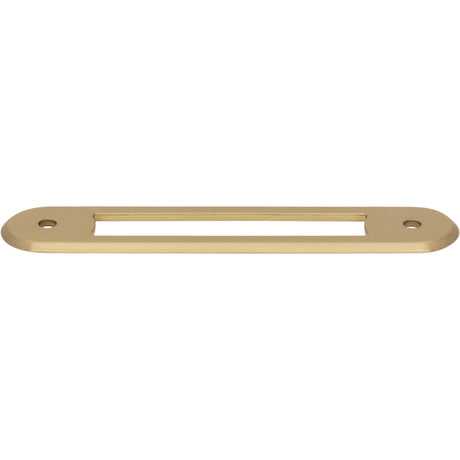 Top Knobs TK3352HB Brockwell 3 3/4" Center to Center Pull Backplate Honey Bronze