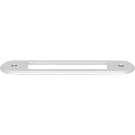 Top Knobs TK3352PC Brockwell 3 3/4" Center to Center Pull Backplate Polished Chrome