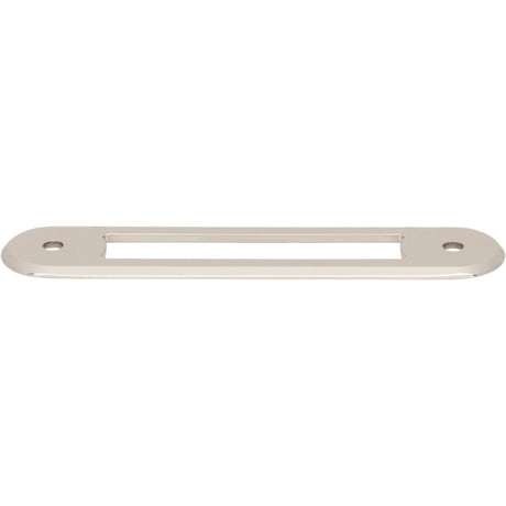 Top Knobs TK3352PN Brockwell 3 3/4" Center to Center Pull Backplate Polished Nickel