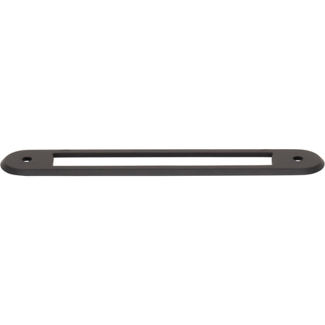 Top Knobs TK3353BLK Brockwell 5 1/16" Center to Center Pull Backplate Flat Black