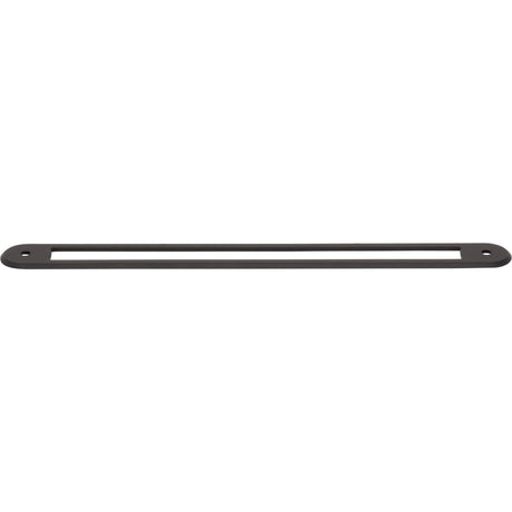 Top Knobs TK3356BLK Brockwell 8 13/16" Center to Center Pull Backplate Flat Black