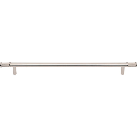 Top Knobs TK3237PN Burnham 12" Center to Center Bar Pull Polished Nickel