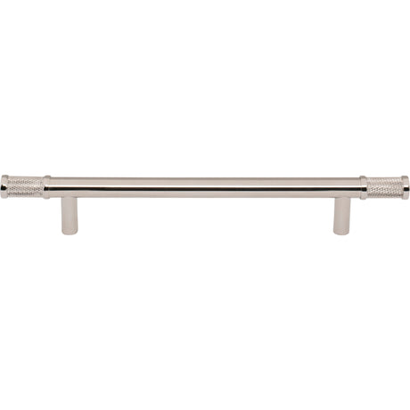 Top Knobs TK3234PN Burnham 6 5/16" Center to Center Bar Pull Polished Nickel