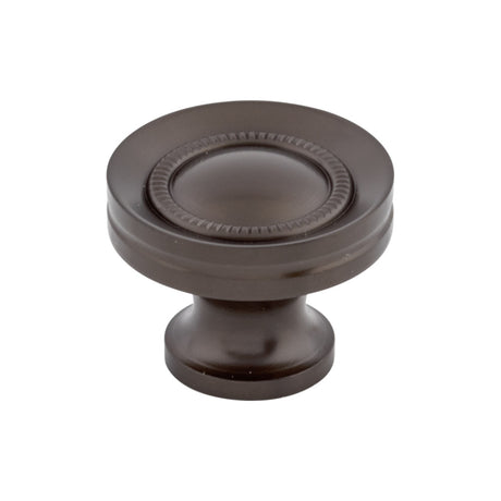 Top Knobs M755 Button Faced 1 1/4" Diameter Round Knob Oil Rubbed Bronze