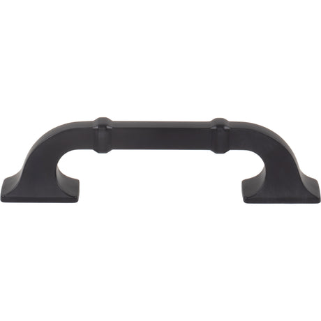 Top Knobs TK3311BLK Califon 3 3/4" Center to Center Bar Pull Flat Black