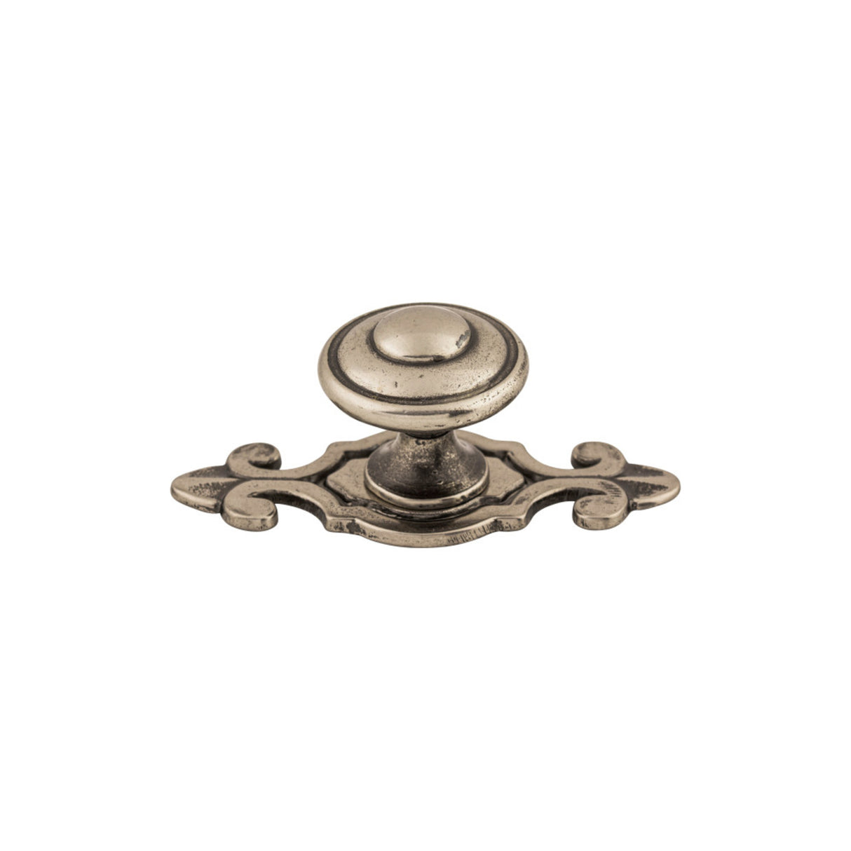 Top Knobs Canterbury 1 1/4" w/Backplate Diameter Mushroom Knob