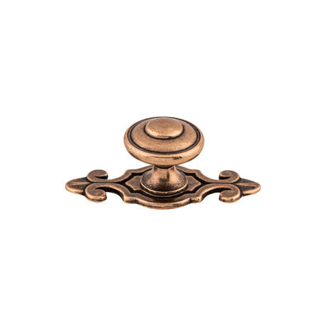 Top Knobs M231 Canterbury 1 1/4" Diameter Round Knob Old English Copper