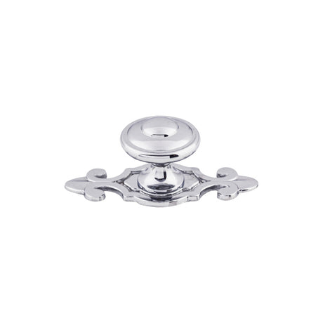 Top Knobs M2134 Canterbury 1 1/4" Diameter Round Knob Polished Chrome
