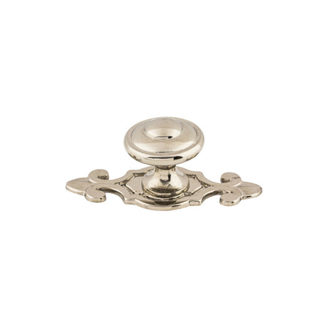 Top Knobs M2136 Canterbury 1 1/4" Diameter Round Knob Polished Nickel