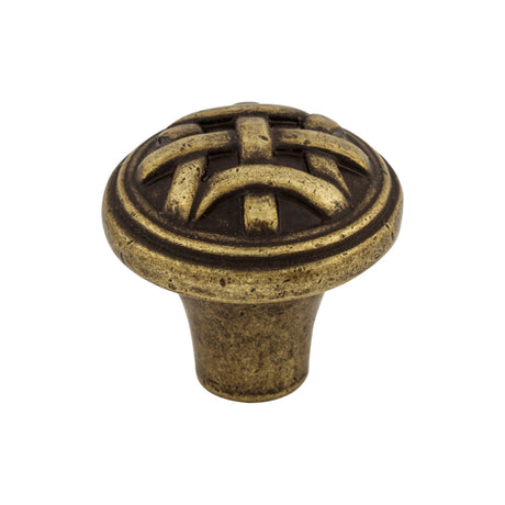 Top Knobs M165 Celtic 1" Diameter Round Knob German Bronze