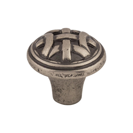 Top Knobs M163 Celtic 1" Diameter Round Knob Pewter Antique