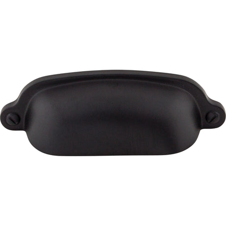 Top Knobs M1684 Charlotte 2 9/16" Center to Center Cup/Bin Pull Flat Black