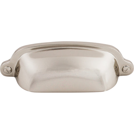 Top Knobs M1301 Charlotte 2 9/16" Center to Center Cup/Bin Pull Polished Nickel