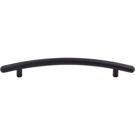 Top Knobs M539 Curved 6 5/16" Center to Center Bar Pull Flat Black