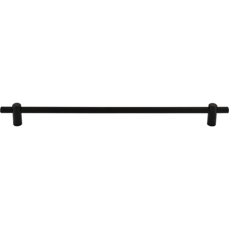 Top Knobs TK3257BLK Dempsey 12" Center to Center Bar Pull Flat Black