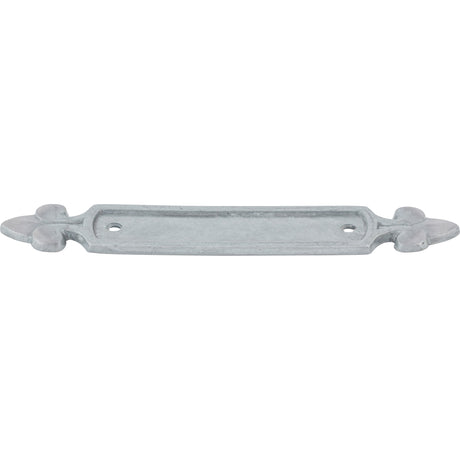 Top Knobs M197 Dover Backplate 2 1/2" Center to Center Pull Backplate Pewter Light