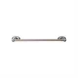 Top Knobs ED10APC ED10C Edwardian Bath Towel Bar 30 In. Single - Oval Backplate Antique Pewter