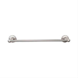 Top Knobs ED10BSNA Edwardian Bath Towel Bar 30" Single Beaded Backplate Brushed Satin Nickel