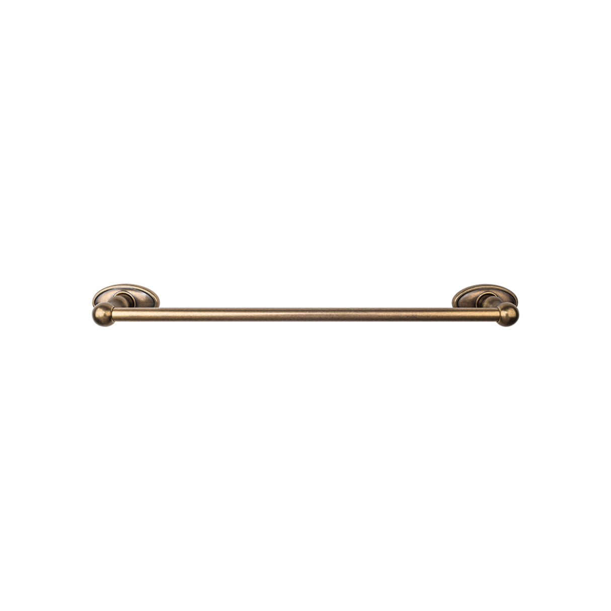 Top Knobs ED10C Edwardian Bath Towel Bar 30 In. Single - Oval Backplate