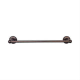 Top Knobs ED10ORBA Edwardian Bath Towel Bar 30" Single Beaded Backplate Oil Rubbed Bronze