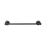 Top Knobs ED10ORBD Edwardian Bath Towel Bar 30" Single Plain Backplate Oil Rubbed Bronze