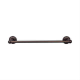 Top Knobs ED10ORBF Edwardian Bath Towel Bar 30" Single Rope Backplate Oil Rubbed Bronze