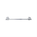 Top Knobs ED10PCB ED10B Edwardian Bath Towel Bar 30 Inch Single - Hex Backplate Polished Chrome