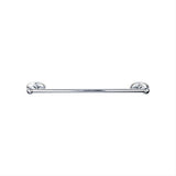 Top Knobs ED10PCC ED10C Edwardian Bath Towel Bar 30 In. Single - Oval Backplate Polished Chrome