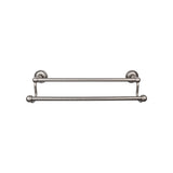 Top Knobs ED11 Edwardian Bath Towel Bar 30" Double Ribbon Backplate