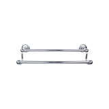 Top Knobs ED11 Edwardian Bath Towel Bar 30" Double Ribbon Backplate