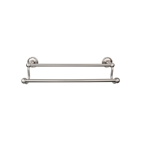 Top Knobs ED11BSNE TOP BATH (R) Edwardian Bath Double 32 1/2" Wall Mounted Towel Bar Brushed Satin Nickel