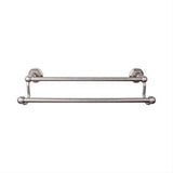 Top Knobs ED11APB ED11 Edwardian Bath Towel Bar 30" Double Hex Backplate Antique Pewter