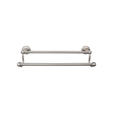 Top Knobs ED11F Edwardian Bath Towel Bar 30 In. Double - Rope Backplate