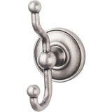 Top Knobs ED2APD antique pewter double robe hook