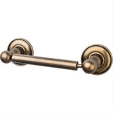 Top Knobs ED3GBZD ED3D Edwardian Bath Toilet Paper Holder Plain Backplate German Bronze