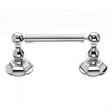Top Knobs ED3PCB Edwardian Bath Toilet Paper Holder Hex Backplate Polished Chrome