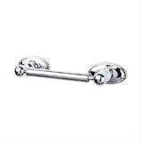 Top Knobs ED3PCC Edwardian Bath Toilet Paper Holder Oval Backplate Polished Chrome