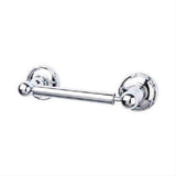 Top Knobs ED3PCE Edwardian Bath Toilet Paper Holder Ribbon Backplate Polished Chrome