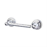 Top Knobs ED3PCF Edwardian Bath Toilet Paper Holder Rope Backplate Polished Chrome