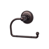 Top Knobs ED4 Edwardian Bath Euro Toilet Paper Holder Plain Backplate