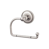 Top Knobs ED4 Edwardian Bath Euro Toilet Paper Holder Plain Backplate