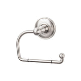 Top Knobs ED4 Edwardian Bath Euro Toilet Paper Holder Plain Backplate