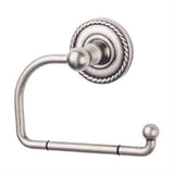 Top Knobs ED4APF Edwardian Bath Euro Toilet Paper Holder Rope Backplate Antique Pewter