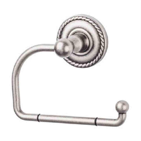 Top Knobs ED4APF Edwardian Bath Euro Toilet Paper Holder Rope Backplate Antique Pewter