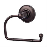Top Knobs ED4ORBD ED4 Edwardian Bath Euro Toilet Paper Holder Plain Backplate Oil Rubbed Bronze