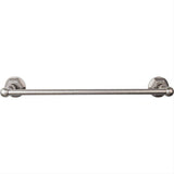Top Knobs ED6APB ED6B Edwardian Bath Towel Bar 18 Inch Single - Hex Backplate German Bronze Antique Pewter
