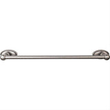 Top Knobs ED6APC ED6C Edwardian Bath Towel Bar 18 In. Single - Oval Backplate German Bronze Antique Pewter