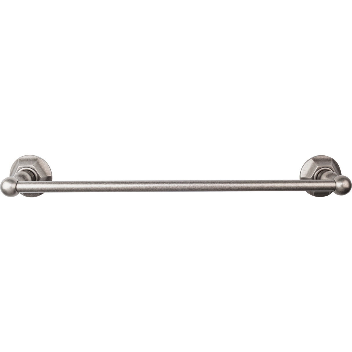 Top Knobs ED6APB TOP BATH (R) Edwardian Bath Single 20 1/2" Wall Mounted Towel Bar Antique Pewter