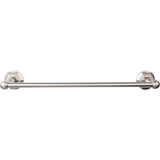 Top Knobs ED6BSNB TOP BATH (R) Edwardian Bath Single 20 1/2" Wall Mounted Towel Bar Brushed Satin Nickel